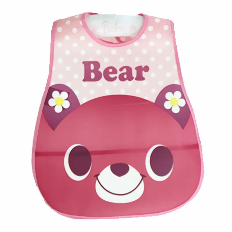 Design Baby Bibs Waterproof Silicone Feeding Baby Saliva Towel born Cartoon Waterproof Aprons Baby Bibs