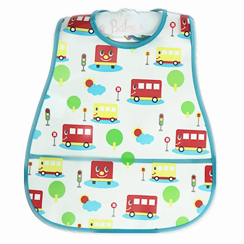 Design Baby Bibs Waterproof Silicone Feeding Baby Saliva Towel born Cartoon Waterproof Aprons Baby Bibs