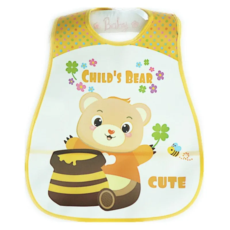 Design Baby Bibs Waterproof Silicone Feeding Baby Saliva Towel born Cartoon Waterproof Aprons Baby Bibs