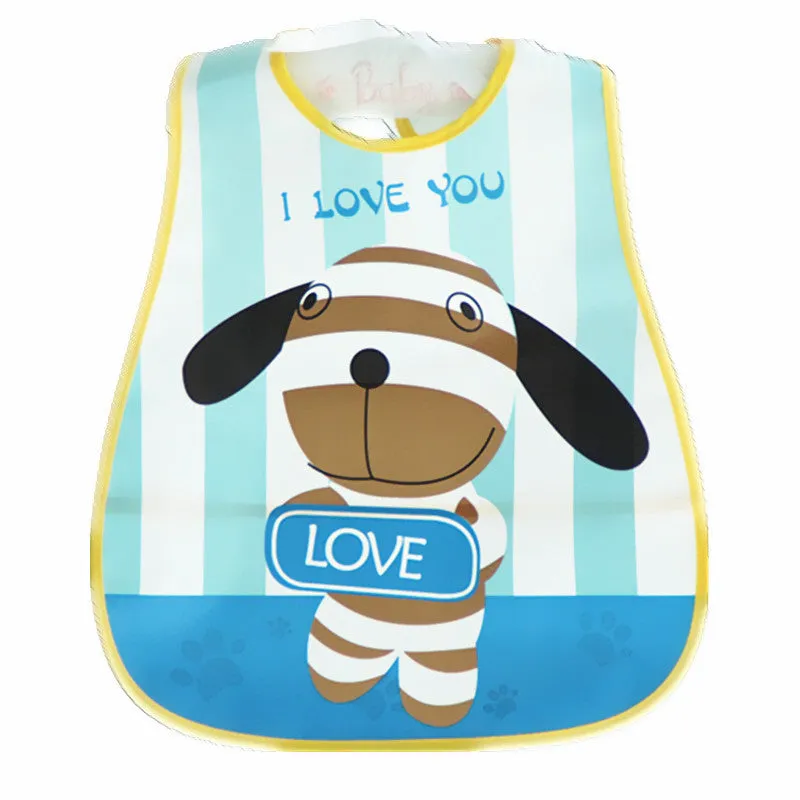 Design Baby Bibs Waterproof Silicone Feeding Baby Saliva Towel born Cartoon Waterproof Aprons Baby Bibs