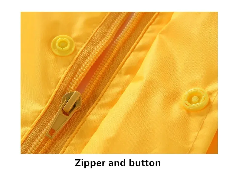 DinoSplash Kids' Raincoat - Fun &amp; Functional Waterproof Wear 1-10 years