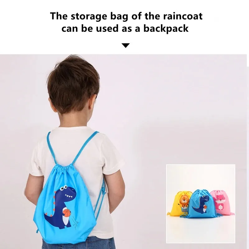 DinoSplash Kids' Raincoat - Fun &amp; Functional Waterproof Wear 1-10 years