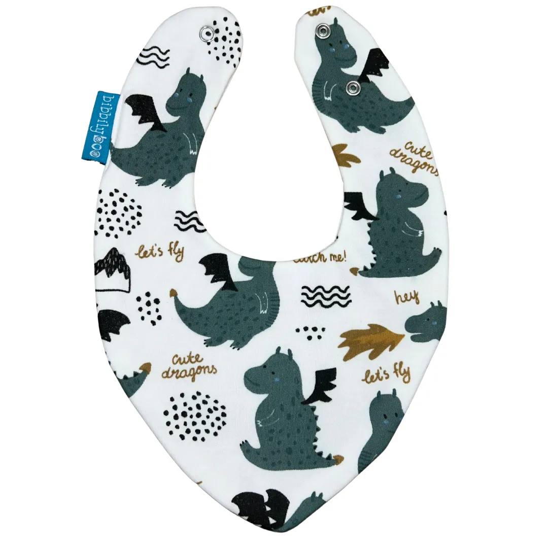 Dragon Bundle of 3 Waterproof Dribble Bibs