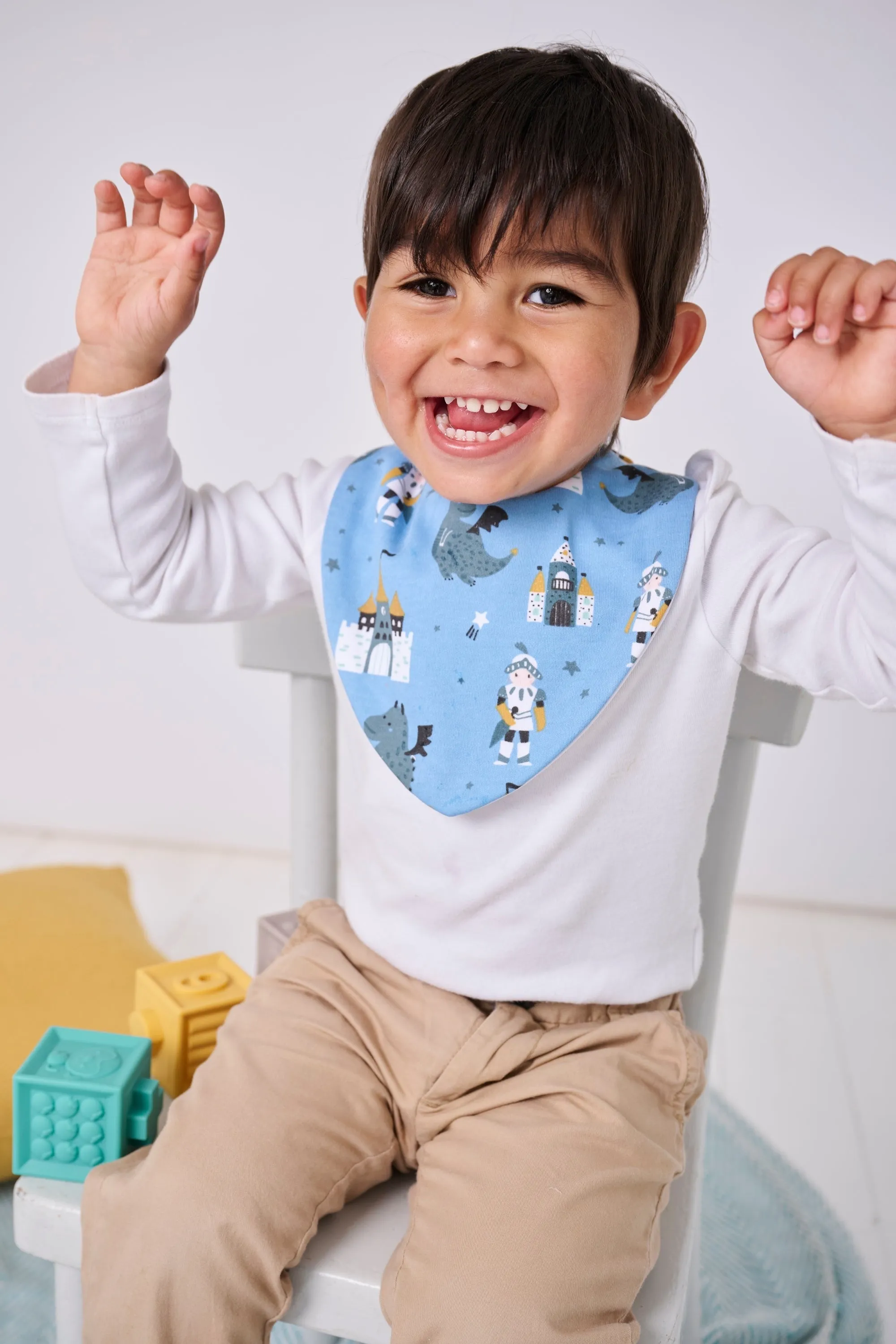 Dragon Bundle of 3 Waterproof Dribble Bibs