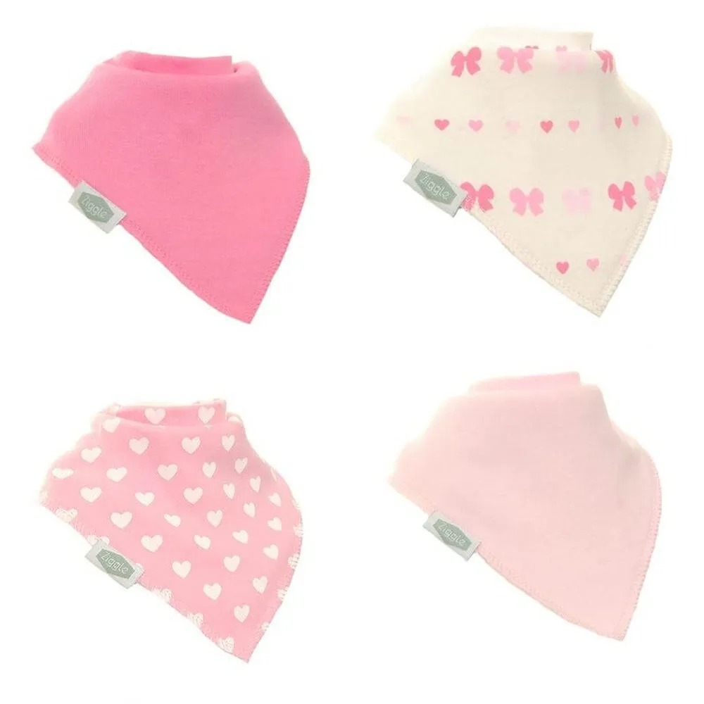 Dribble Bib - Baby Pink (single)
