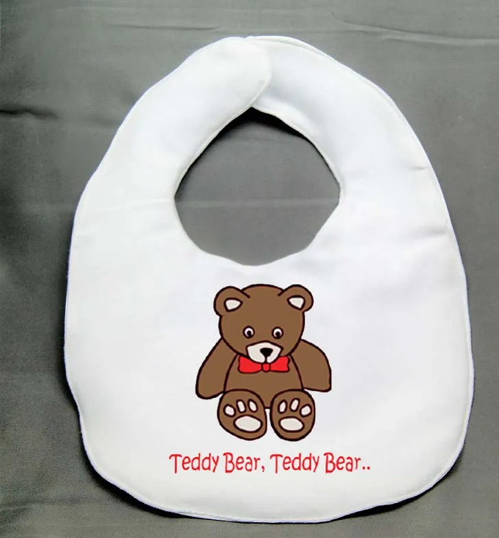 Drooler Bibs-Bear, Sloth, and Turtle - (sold as a set or individually)