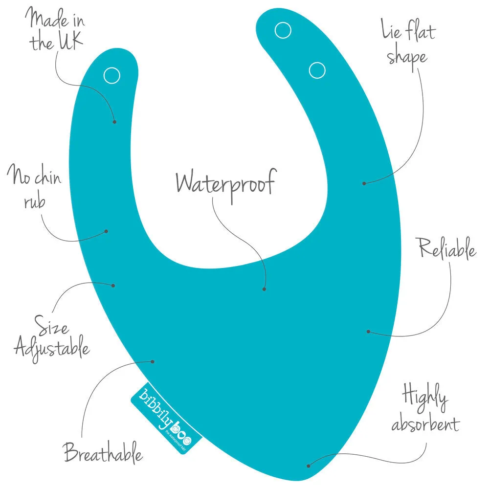 Duck Egg Waterproof Dribble Bib