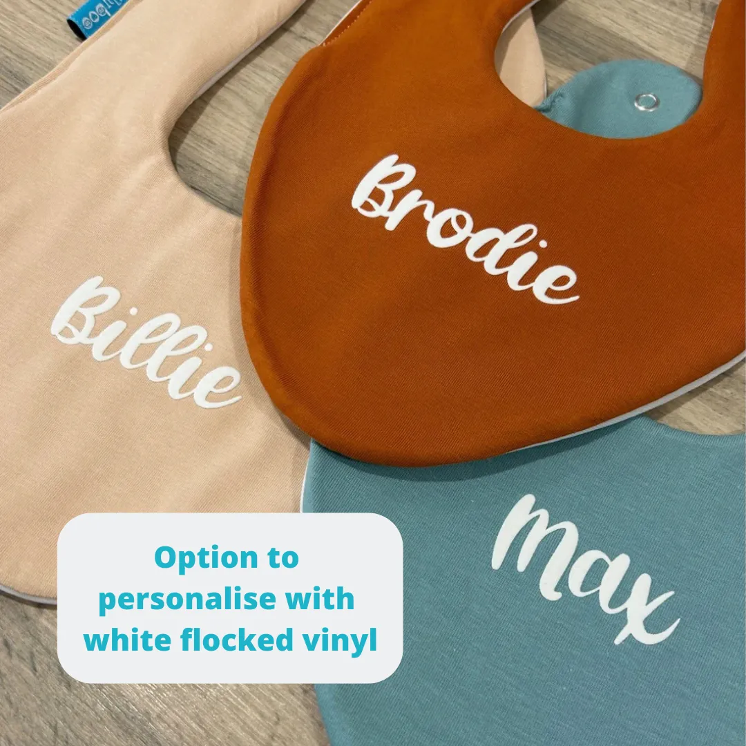 Duck Egg Waterproof Dribble Bib