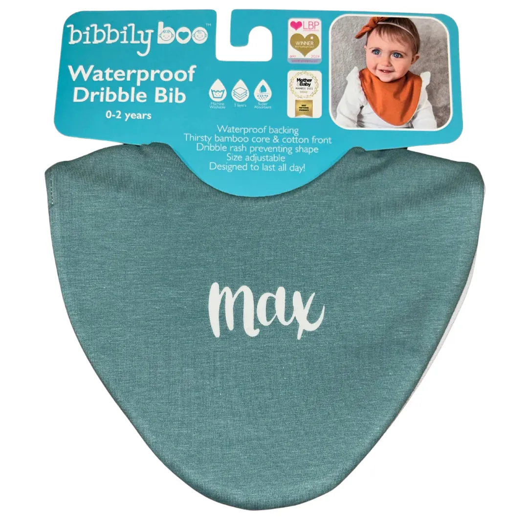 Duck Egg Waterproof Dribble Bib