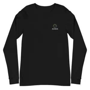 Earth Embroidery Long Sleeve Tee- Unisex (Multiple Colors)