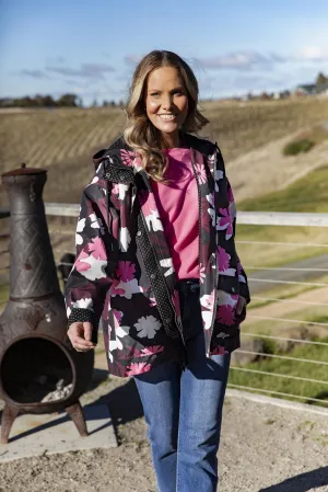 ELM HADLEY FLORAL RAINCOAT