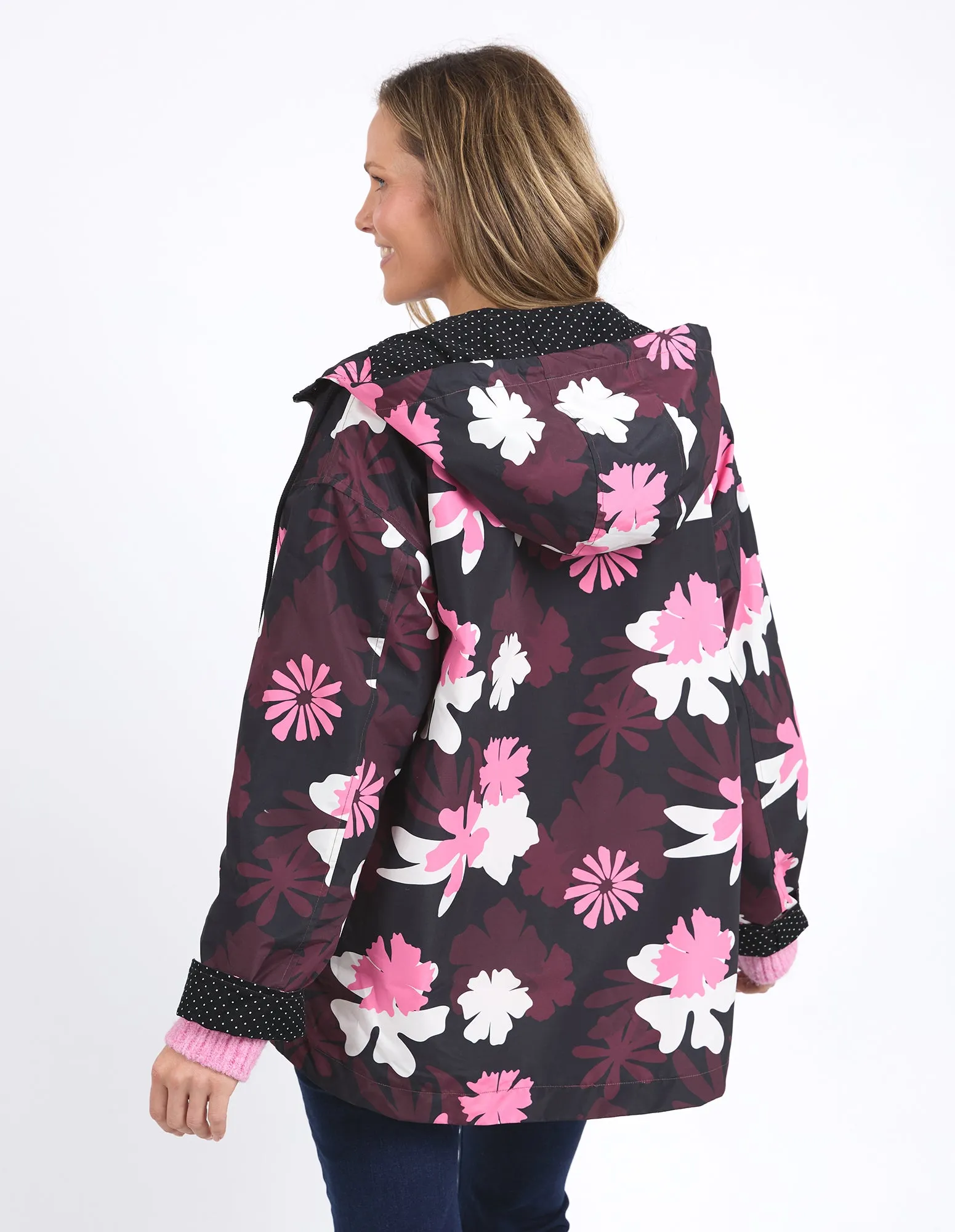 ELM HADLEY FLORAL RAINCOAT