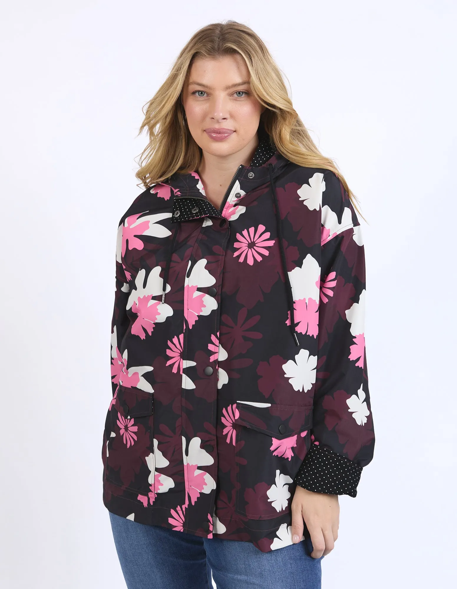 ELM HADLEY FLORAL RAINCOAT