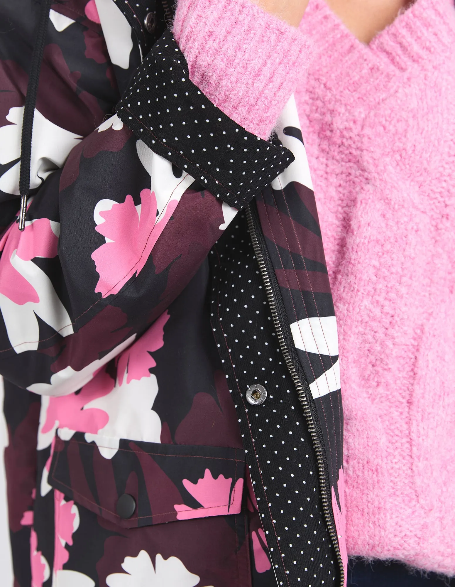 ELM HADLEY FLORAL RAINCOAT