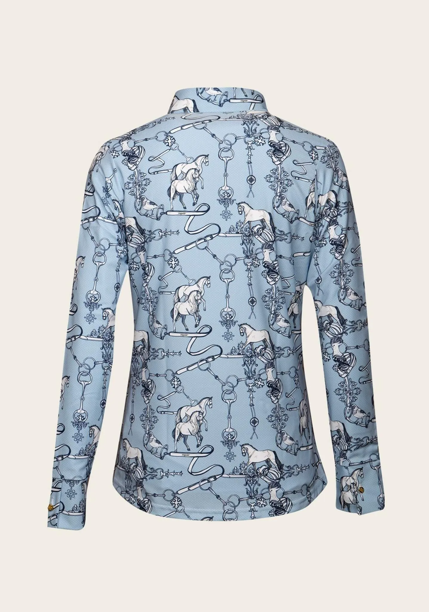 Espoir Blue Carnival Button Shirt