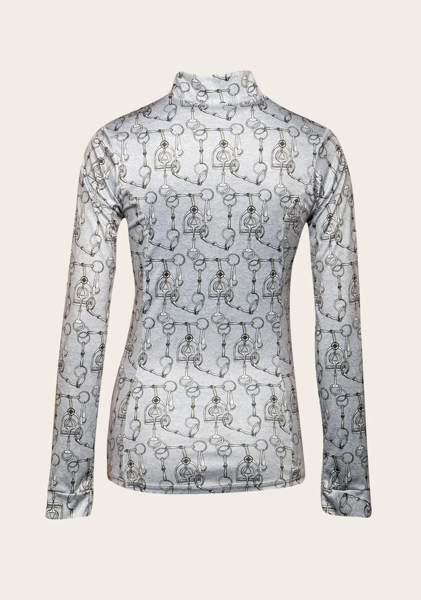 Espoir Melange Bits Quarter Zip Shirt