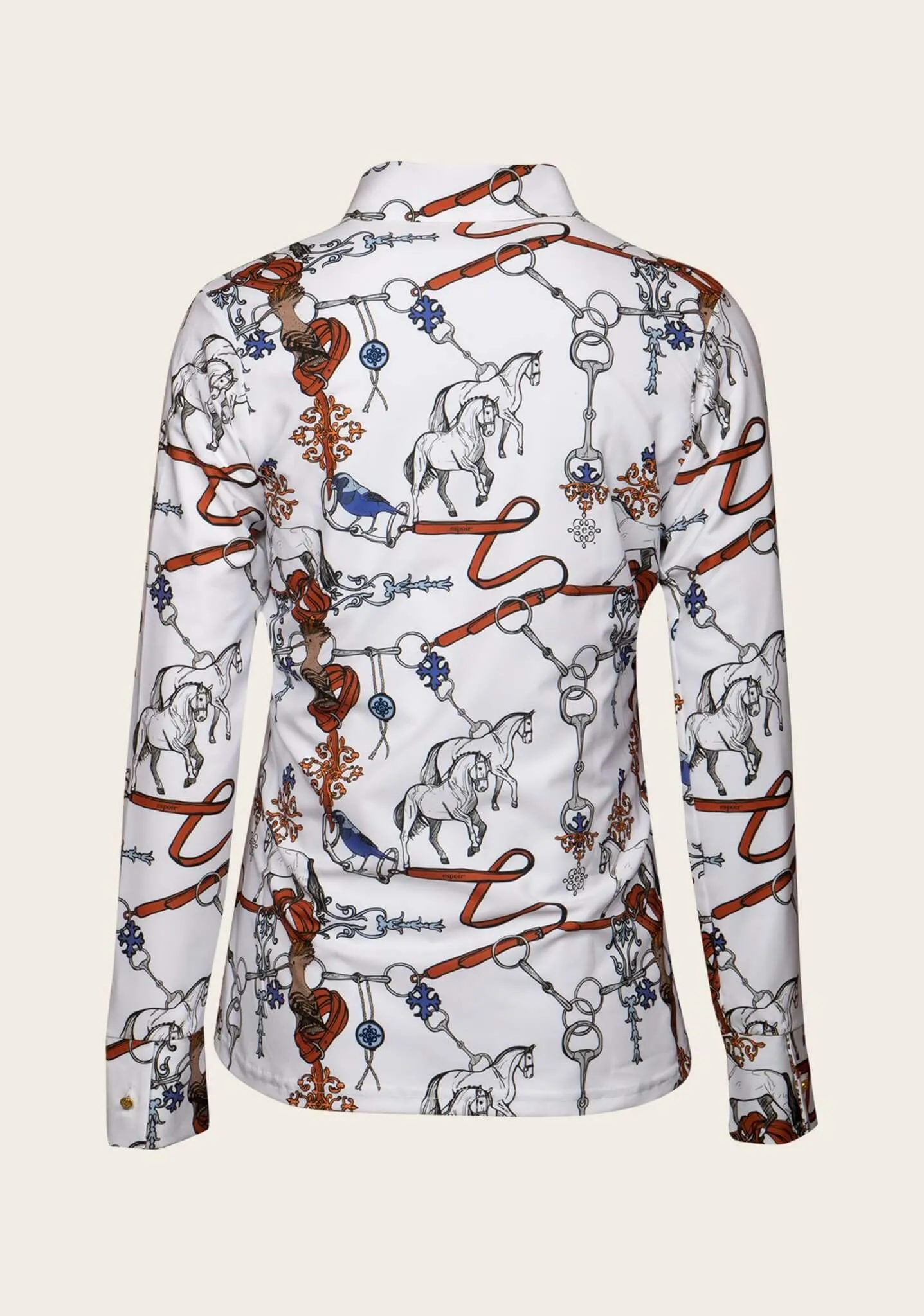 Espoir White  Carnival Button Shirt