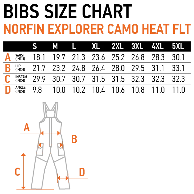 EXPLORER CAMO HEAT FLT BIB