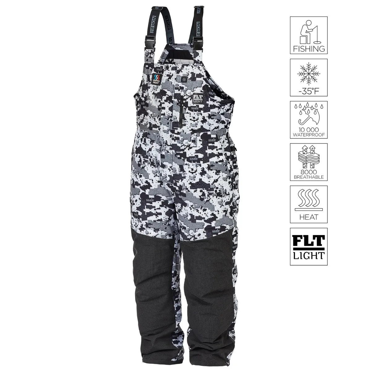 EXPLORER CAMO HEAT FLT BIB
