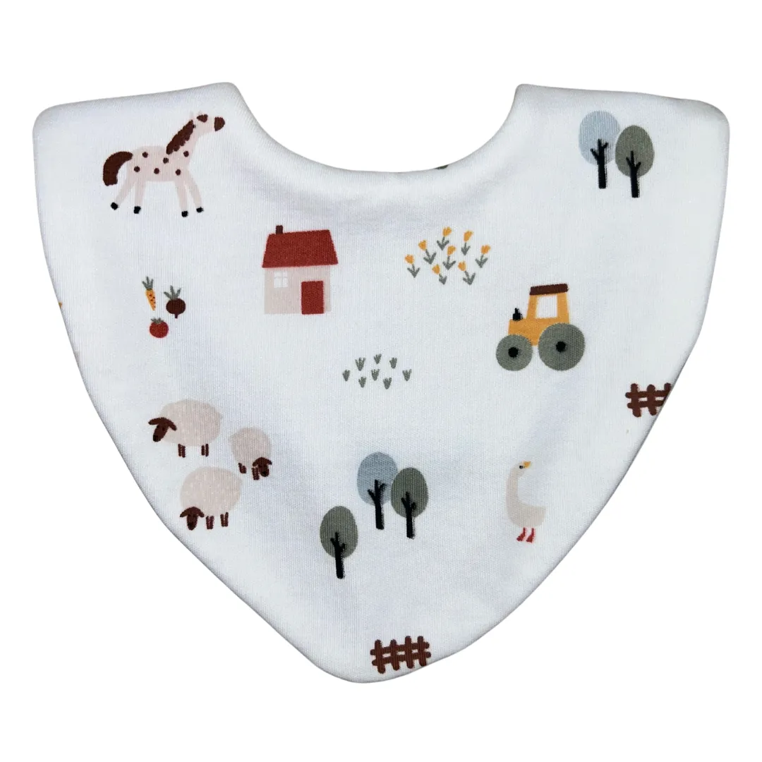 Farm Bundle of 3 Waterproof Dribble Bibs