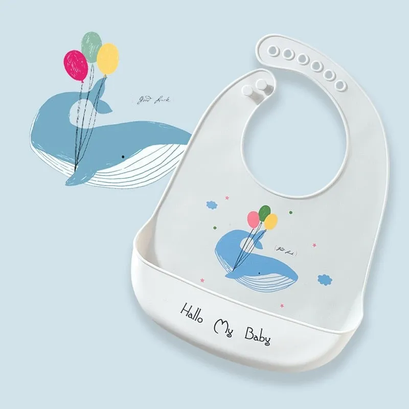 Fashionable Silicon Waterproof Bibs