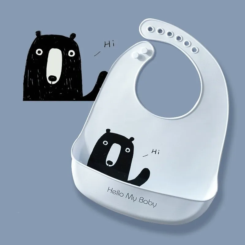 Fashionable Silicon Waterproof Bibs