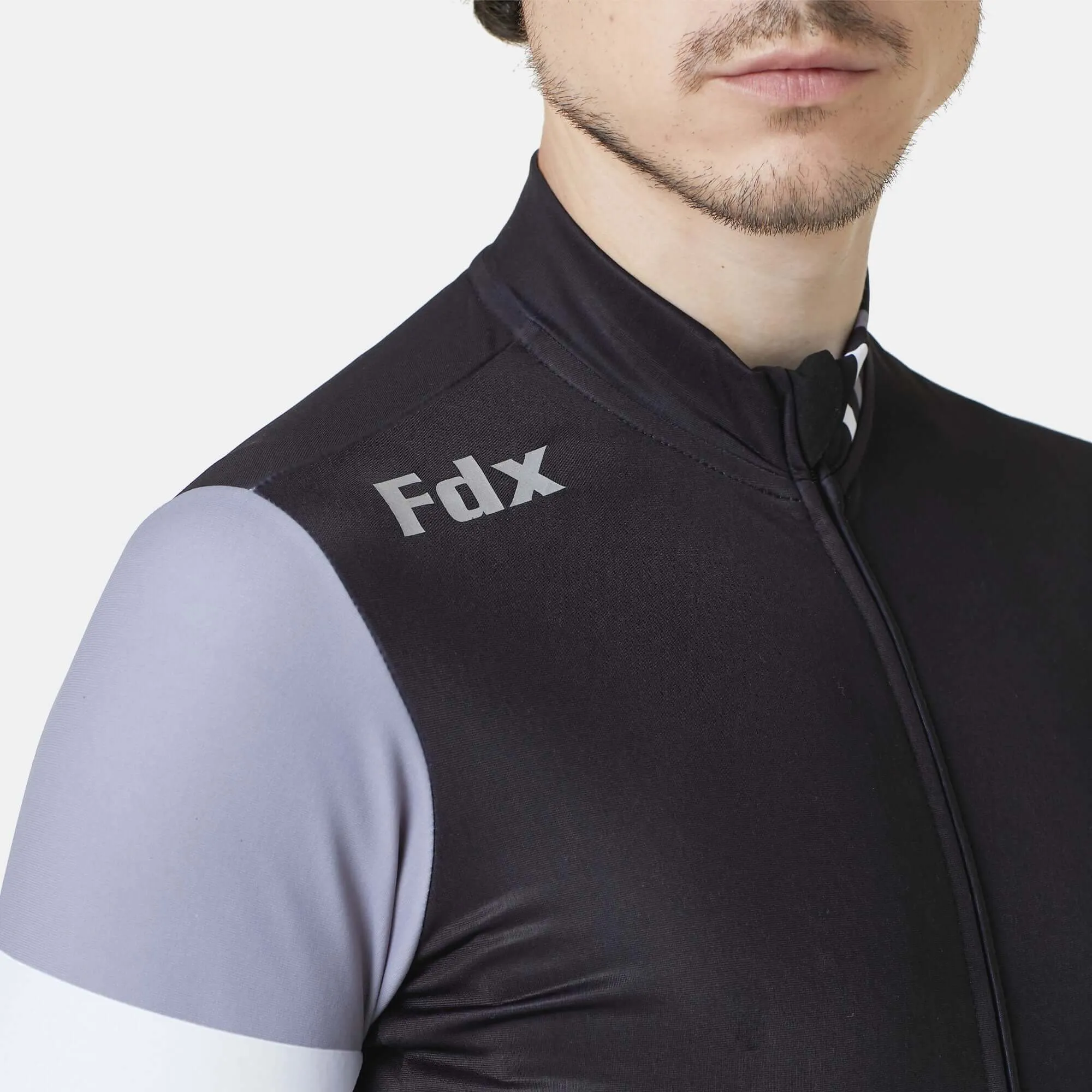 Fdx Men's Set Limited Edition Thermal Roubaix Long Sleeve Cycling Jersey & Bib Tights - Black