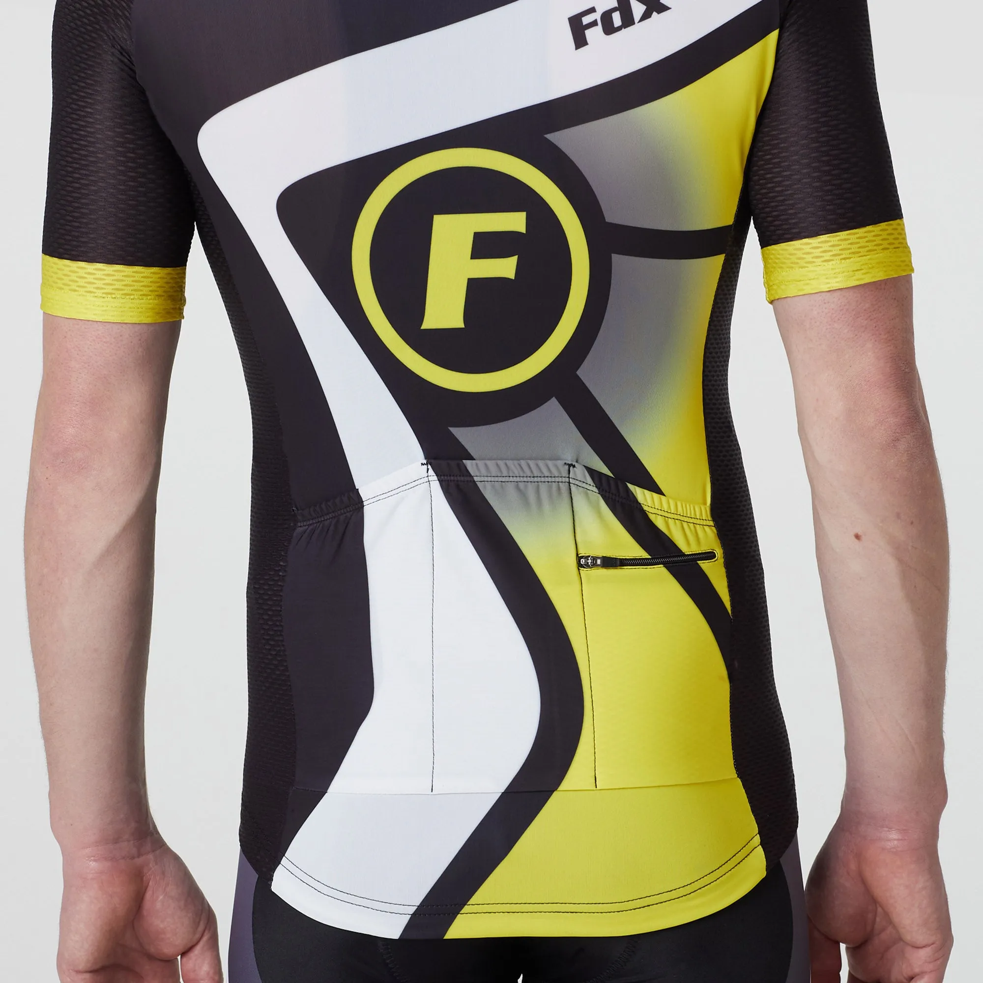 Fdx Signature Yellow Men's & Boy's Short Sleeve Summer Cycling Jersey