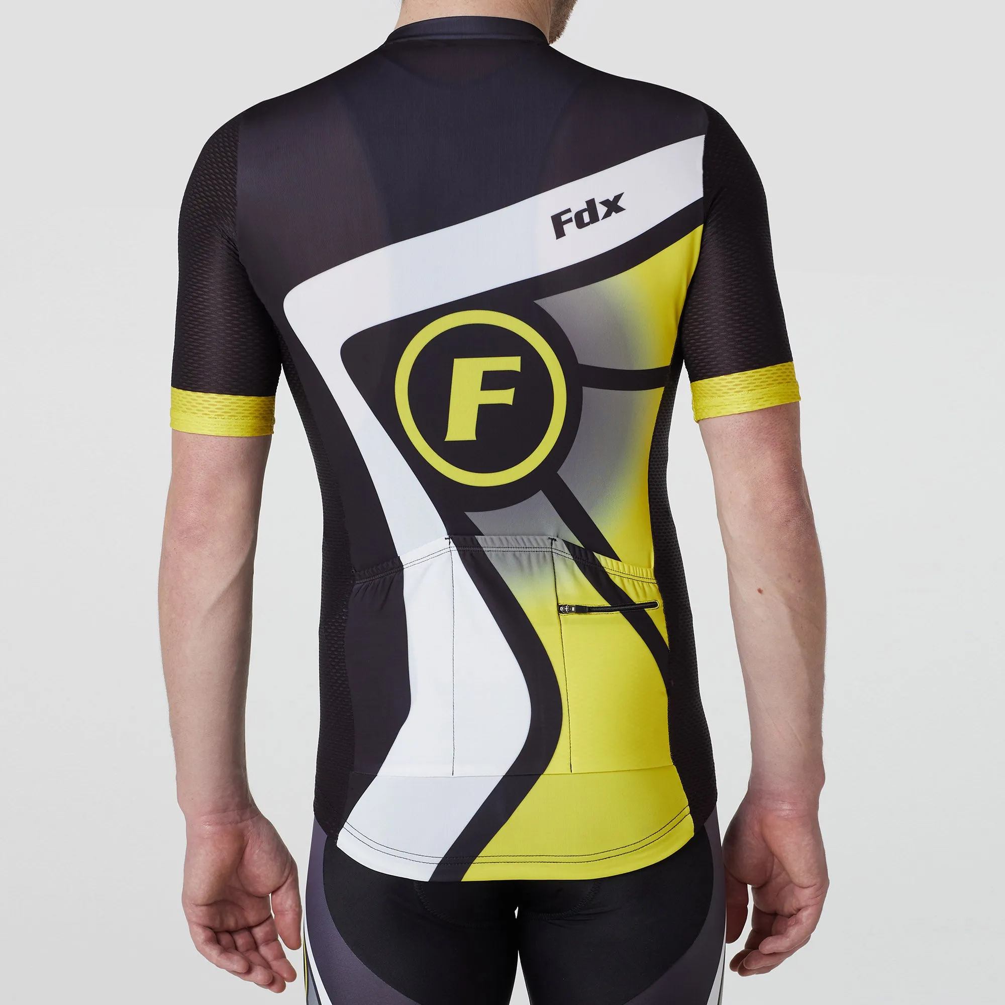 Fdx Signature Yellow Men's & Boy's Short Sleeve Summer Cycling Jersey