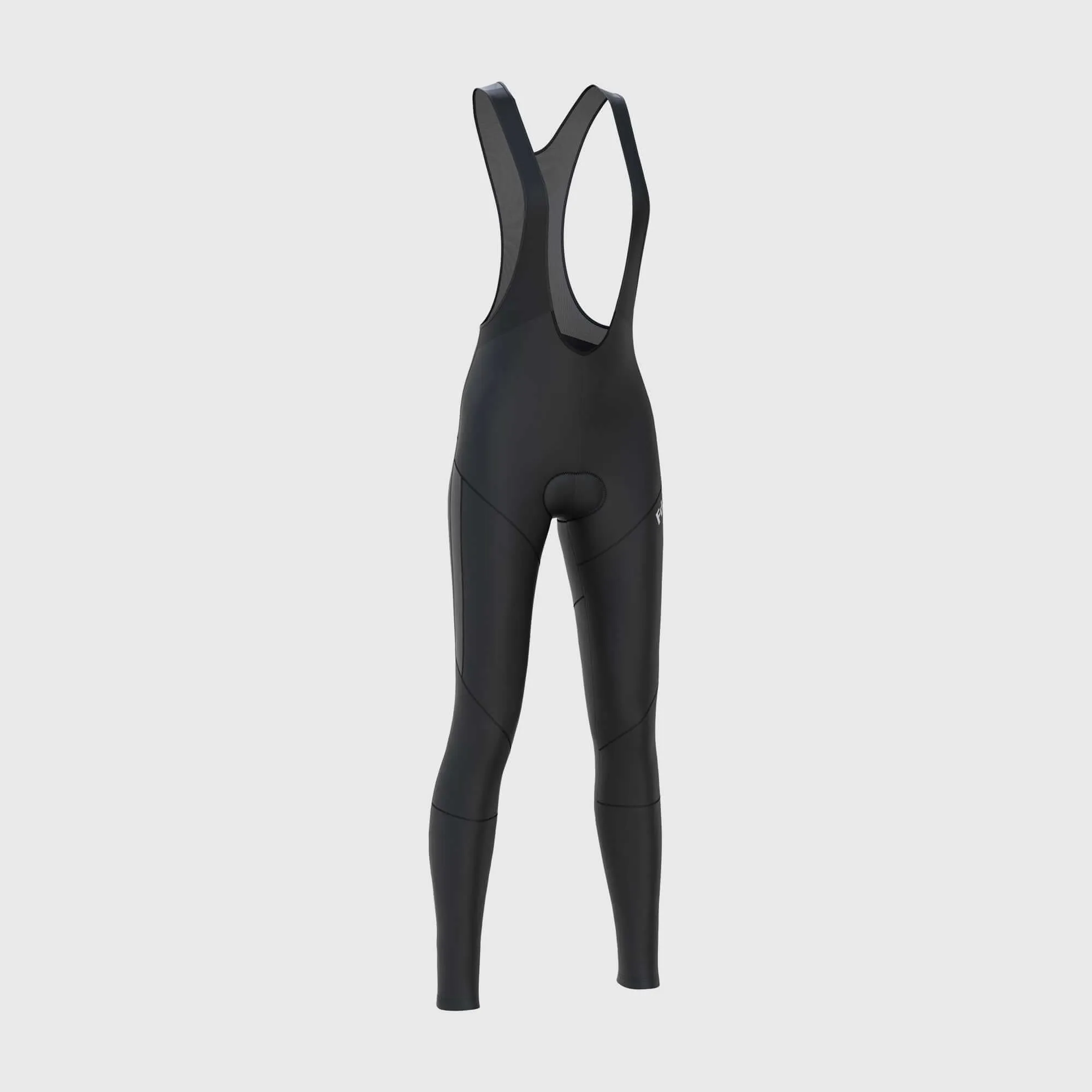 Fdx Women's Set Arch Thermal Roubaix Long Sleeve Cycling Jersey & Cargo Bib Tights - Black