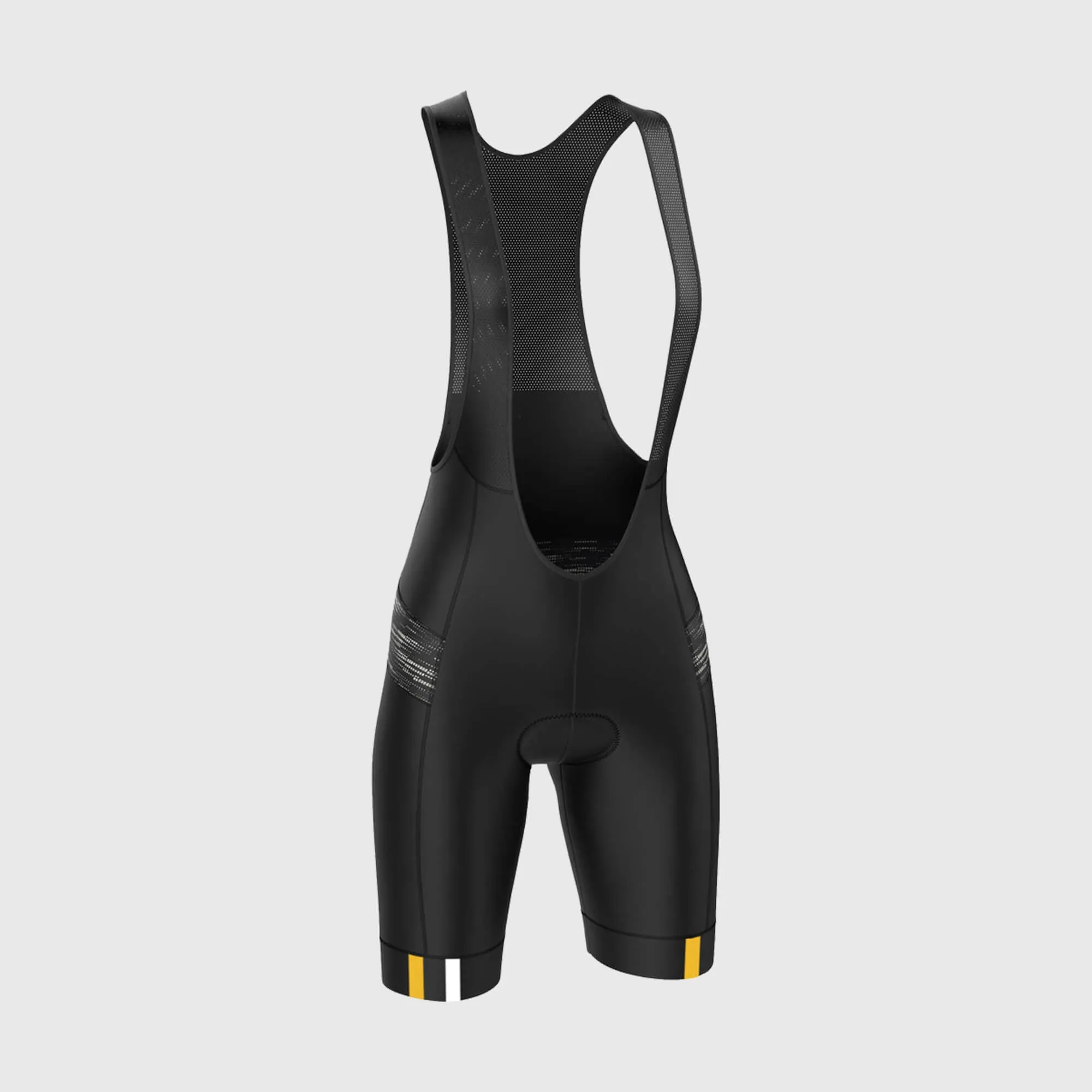Fdx Women's Set Velos Yellow Short Sleeve Summer Cycling Jersey & Cargo Bib Shorts
