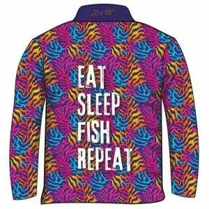 Fishing | Eat Sleep Fish Repeat Pink Fishing Shirt ★Pre-Order★