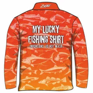 Fishing | Lucky Fishing Orange Fishing Shirt ★Pre-Order★
