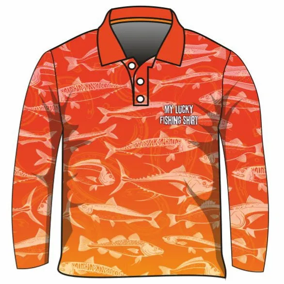 Fishing | Lucky Fishing Orange Fishing Shirt ★Pre-Order★