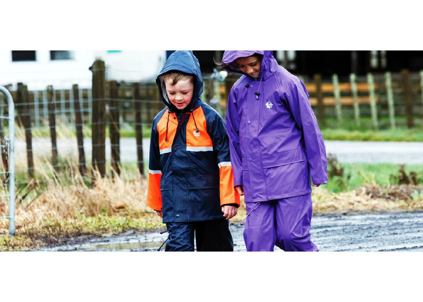 FlexBak Kids 100% Waterproof Raincoat Red Size [6 to 14]