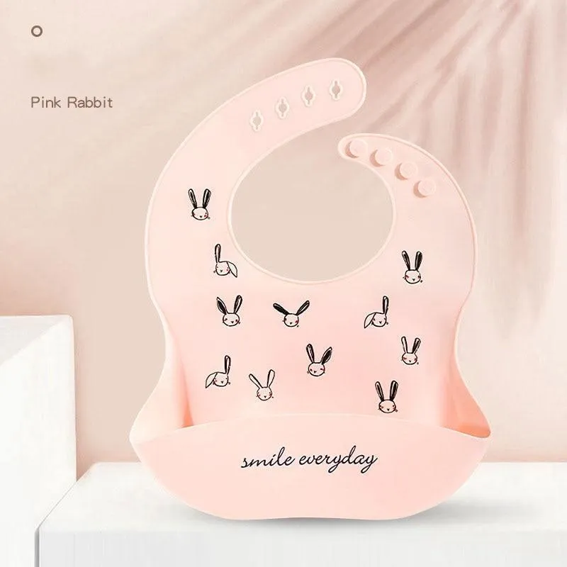 Food Grade Silicone Baby Bibs Waterproof Bib for Newborn Boy Girl Feeding Towel Burp Cloth For Kids