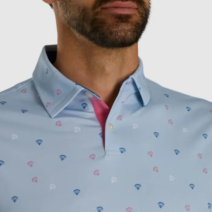 FootJoy Parachute Print Lisle Self Collar