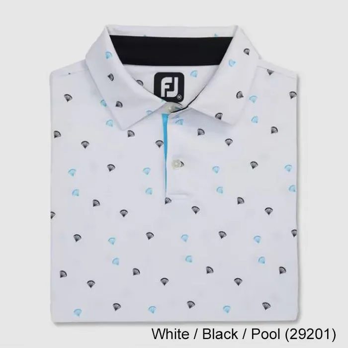 FootJoy Parachute Print Lisle Self Collar