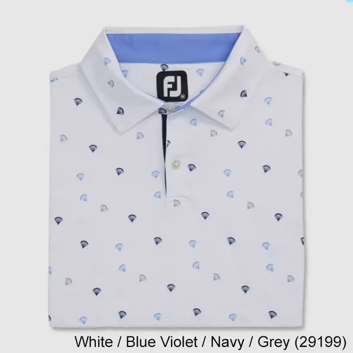 FootJoy Parachute Print Lisle Self Collar
