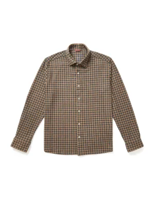 Gingham Brushed LS Jersey Fleece