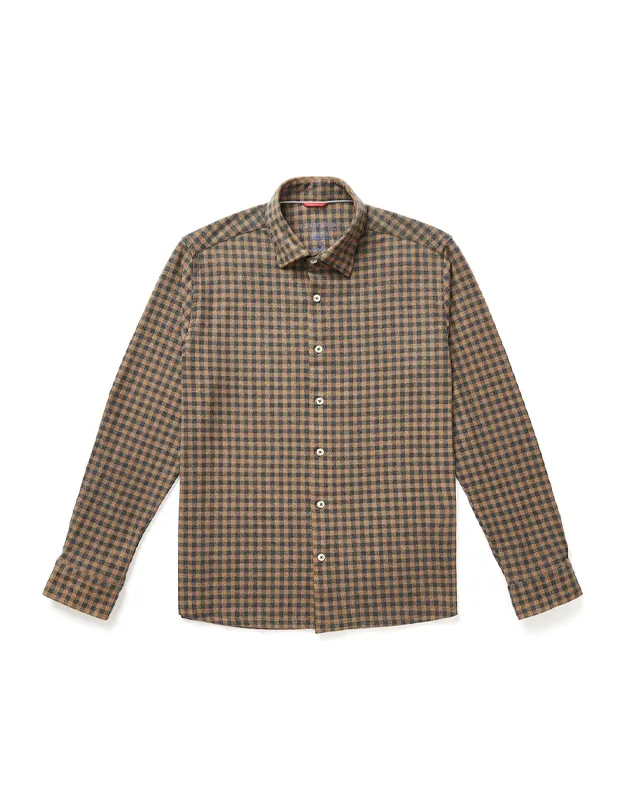 Gingham Brushed LS Jersey Fleece