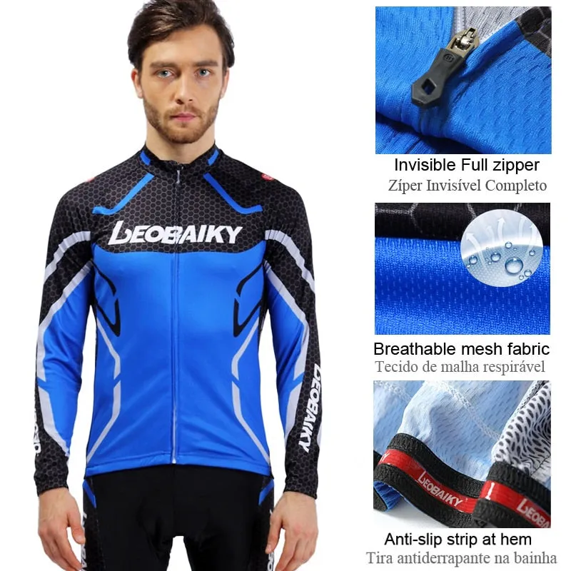 HQ Pro Bicycle Jersey Padded Breathable Sportswear Complete Kits