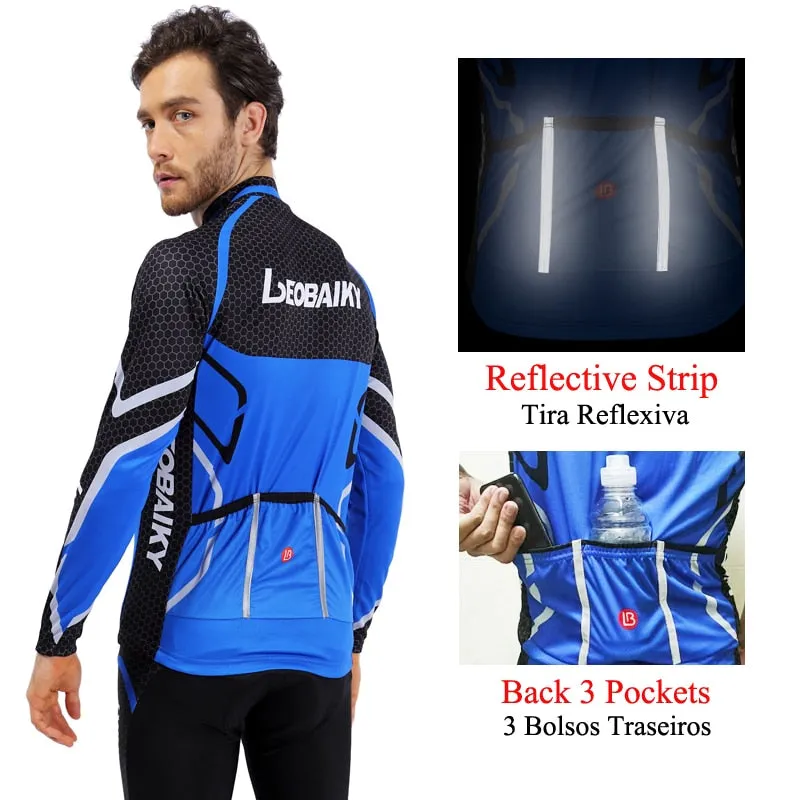 HQ Pro Bicycle Jersey Padded Breathable Sportswear Complete Kits