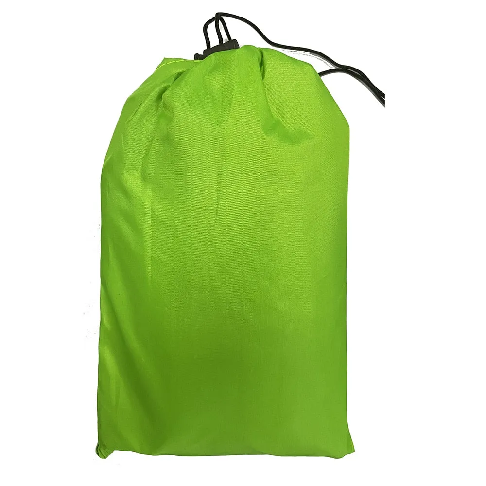 HULIANFU Portable Multifunctional 3 In 1 Rain Coat Hiking Camping Raincoat Poncho Mat Awning Durable Outdoor Activity Rain Gear Supplie