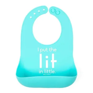 I Put The Lit Wonder Bib | Silicone Bib | Bella Tunno
