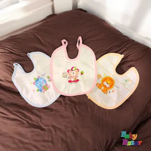 Imported Quality 3-in-1 Baby Bib Set – Soft Waterproof & Comfortable