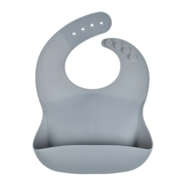 KE 1 PC Silicon Lunch Apron Baby Bib