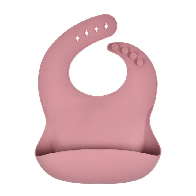 KE 1 PC Silicon Lunch Apron Baby Bib