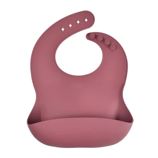 KE 1 PC Silicon Lunch Apron Baby Bib