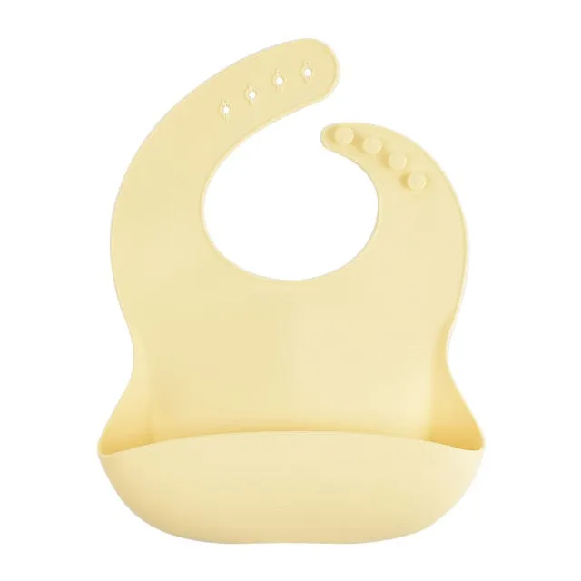 KE 1 PC Silicon Lunch Apron Baby Bib